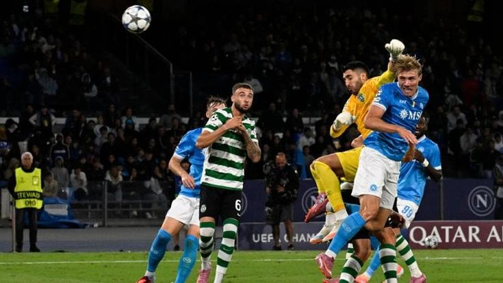 De Bruyne fa gli assist, Hojlund i gol: il Napoli batte 2-1 lo Sporting