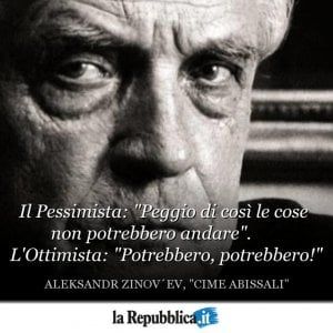 Perché essere ottimisti?