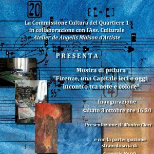 Pittura e musica nella mostra dell'Atelier de Angelis
