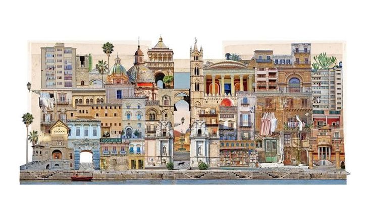 I collage di Palermo nel giro d’Italia delle “Città di carta”