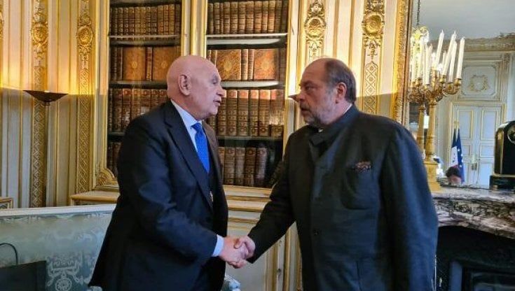 Giustizia, primo incontro fra Nordio e Dupond-Moretti dopo la crisi sui migranti: "Italia e Francia assieme contro i crimini di guerra in Ucraina"