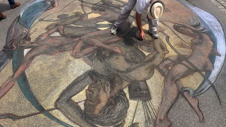 L’arte dei Madonnari rinasce nell’era dei social: “Incantati dalla fugacità”