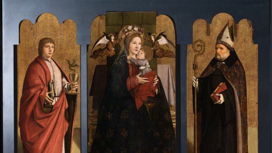 Riunito dopo 400 anni agli Uffizi il trittico di Antonello da Messina