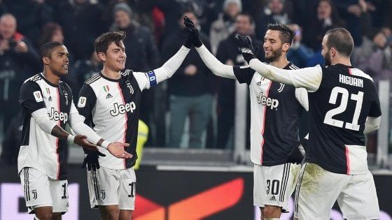 Coppa Italia: Juventus-Udinese 4-0, Dybala e Higuain portano i bianconeri ai quarti
