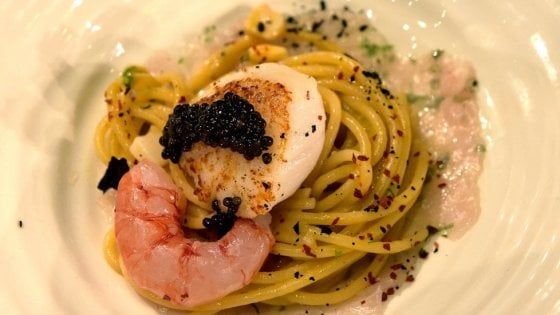 Il piatto di pasta campione del mondo? Gli spaghetti alla carbonara di mare