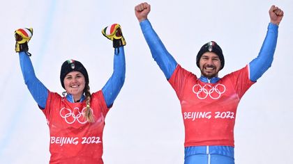 Snowboard, piroette in volo: l'argento di Moioli e Visintin nel doppio misto