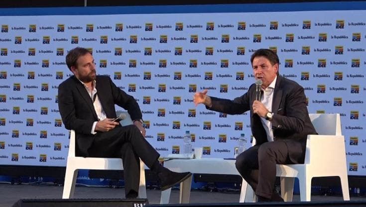 RepIdee 2022, Giuseppe Conte: "Ius Soli? Non lo condivido, sarebbe squilibrato"