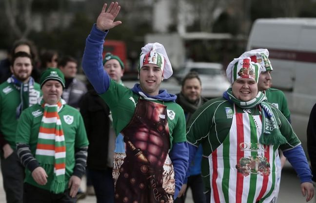 Rugby, all'Olimpico la festa dei supporter italiani e irlandesi