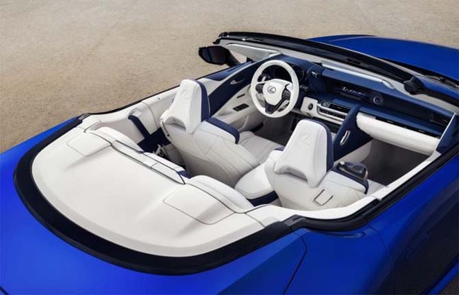 Lexus LC 500 Convertibile, piacere di guida open-air