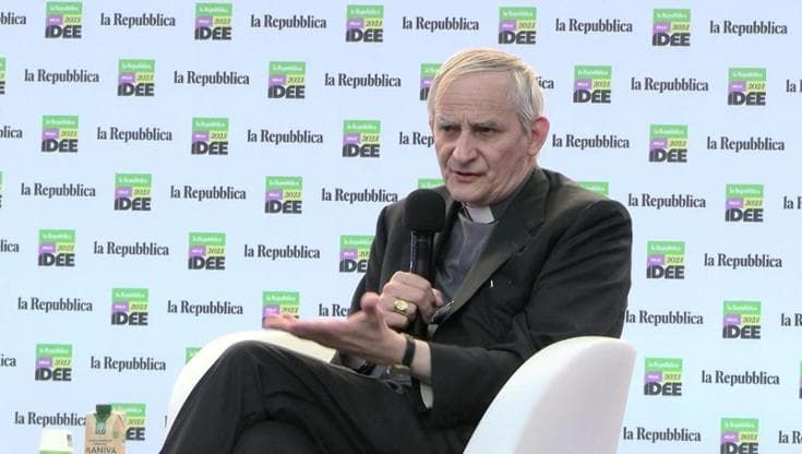 Repubblica delle Idee 2023, il cardinale Zuppi: "Il Papa mi ha affidato una missione: un piano di pace"