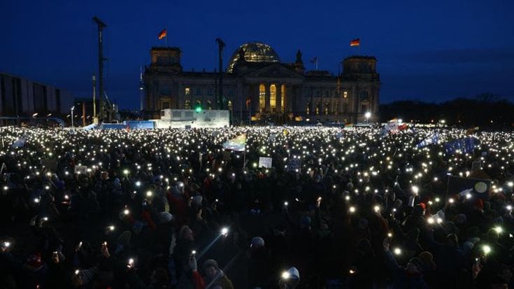 Germania, oltre un milione e mezzo in piazza il fine settimana contro l’estrema destra di AfD
