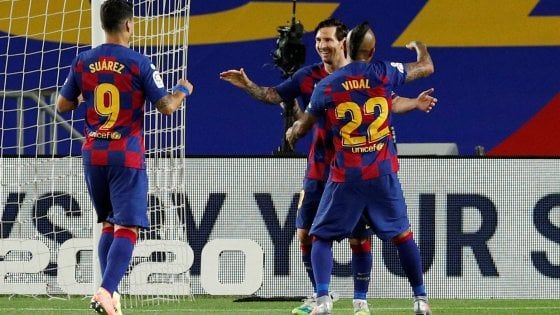 Liga: il Barcellona soffre ma batte il Leganes, +5 sul Real Madrid
