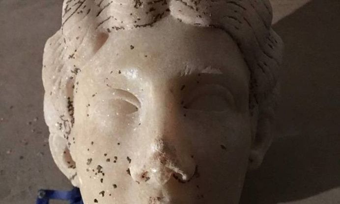 Terracina, scoperta la statua di Diana cacciatrice