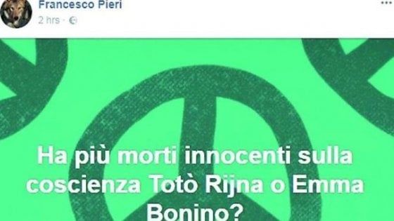 Bologna, un altro prete choc sul web: "Ha fatto più morti Riina o Bonino?"