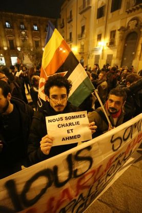 Palermo in piazza per dire no al terrorismo islamico