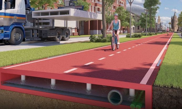 PlasticRoad, si pedala sulla plastica riciclata
