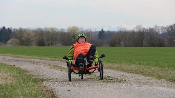 Viaggio in bicicletta dalla Germania all'Italia di un malato di Parkinson