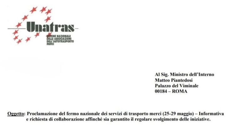 Lettera degli autotrasportatori a Piantedosi: "Al punto di rottura, garantisca la sicurezza"