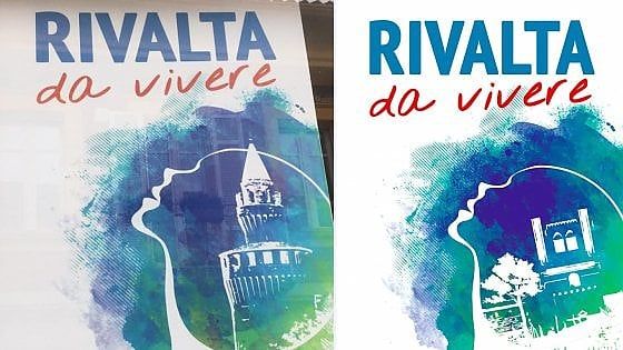Rivalta, il candidato sindaco sbaglia castello sul manifesto elettorale: è quello di un'altra Rivalta