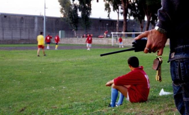 Casal del Marmo, il bello del calcio<br />insegnato ai ragazzi reclusi