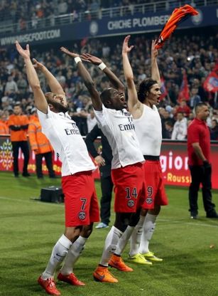 Psg campione di Francia, festa a Montpellier