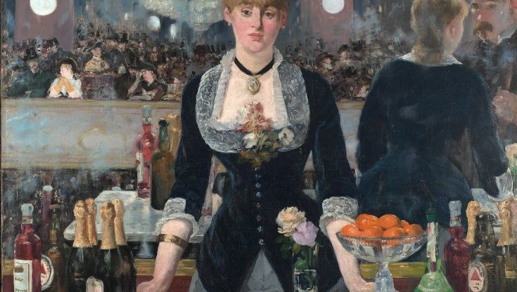 A Londra Manet  diventa maschilista: corretta la descrizione del quadro "Un bar aux Folies-Bergère"