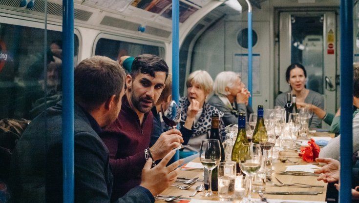 E a Londra si mangia cucina azteca (e non solo) in un vagone della metropolitana