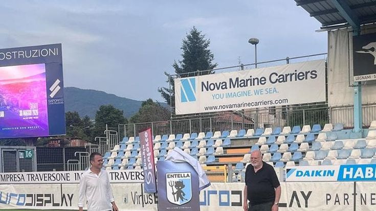 Entella, festa e innovazione: tolto il velo al nuovo logo