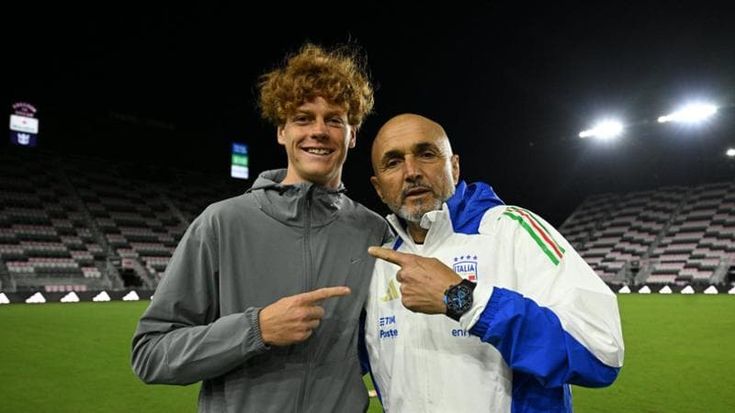 La Nazionale incontra Sinner a Miami. Spalletti: “Prendiamo esempio da lui”