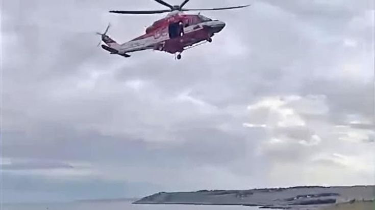 Turista francese precipita dalla scogliera di Otranto durante cammino, soccorso con l’elicottero