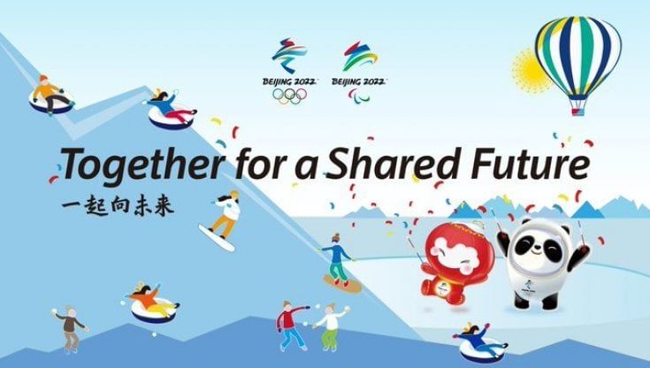 Olimpiadi invernali 2022, il motto di Pechino: "Insieme per un futuro condiviso"