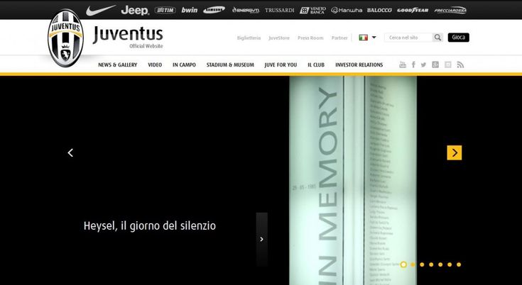 Juve, sito web a lutto: "Vittime dell'Heysel, non vi dimenticheremo mai"