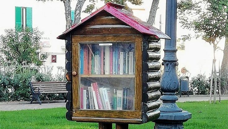 A Monopoli c'è una 'casetta' per i libri nel parco: "Promuove la bellezza della comunità"