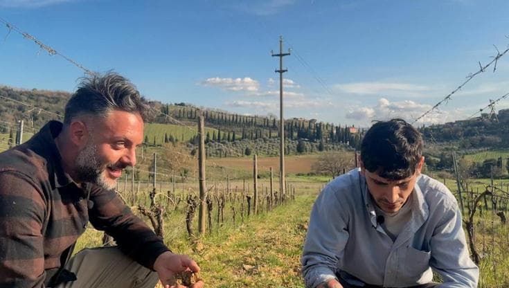 In vigna con Luca Fanti: "Il nostro vigneto più vecchio? Ha oltre 50 anni"