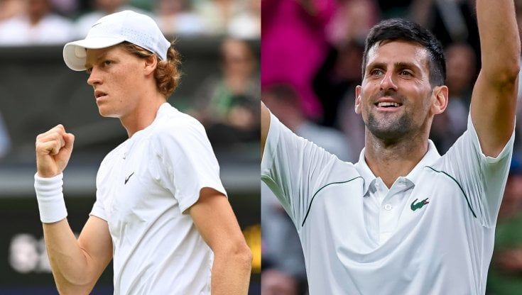 Sinner - Djokovic: quarti di finale di Wimbledon in diretta