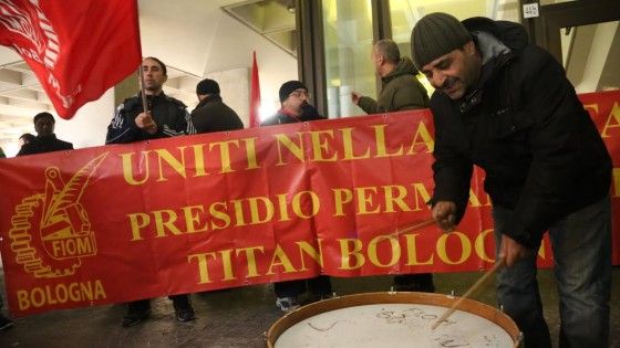 Titan, tavolo di crisi in Regione: sit-in degli operai