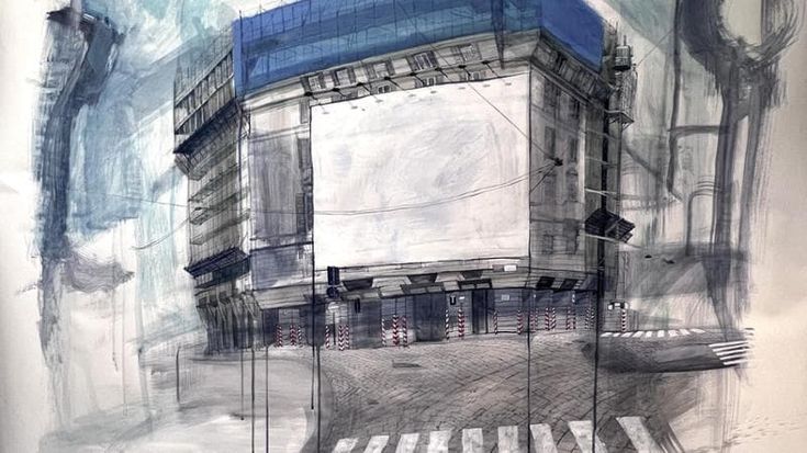 Michele Tranquillini, il flâneur che disegna scampoli di città