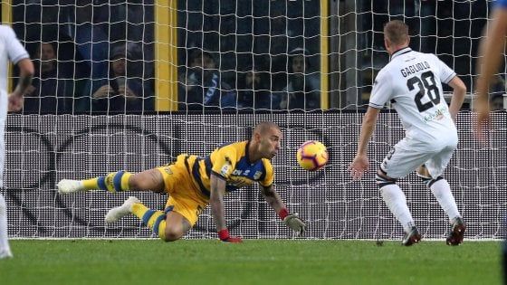 Atalanta-Parma 3-0: autogol di Gagliolo e reti di Palomino e Mancini 