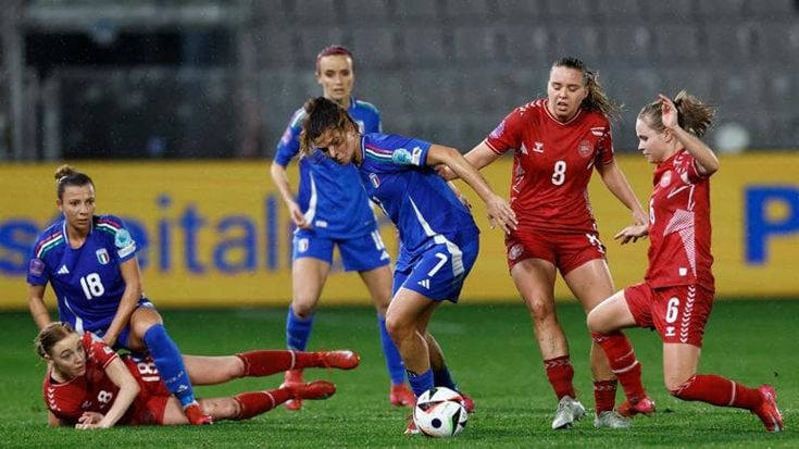 Italia battuta in casa 3-1 dalla Danimarca nella Nations League donne