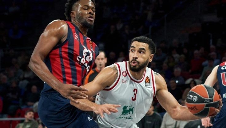 Basket, Eurolega: l'Olimpia sconfitta dal Baskonia, è il settimo ko in fila 