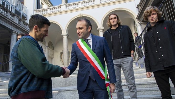 Tra un’amatriciana e un allenamento i big del tennis scoprono Torino