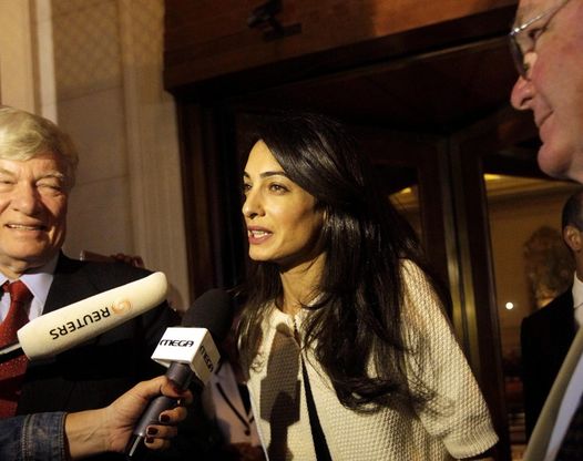 Amal, sposa in carriera: ''Riporter&ograve; in Grecia i marmi del Partenone''