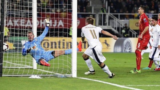 Macedonia-Italia 2-3: azzurri deludenti, li salva Immobile