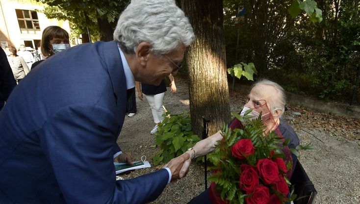 Parma, l'omaggio di D'Alema alla storica dirigente del Pci