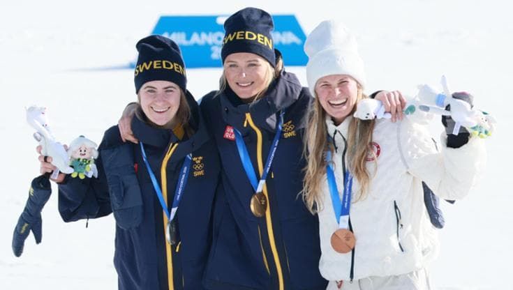 Fondo, la Svezia domina la 10 km femminile: secondo oro per Karlsson, l’Italia delude