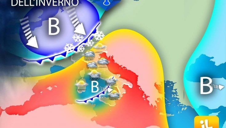 Previsioni meteo: da domenica cambiano le sorti dell’inverno, temperature giù
