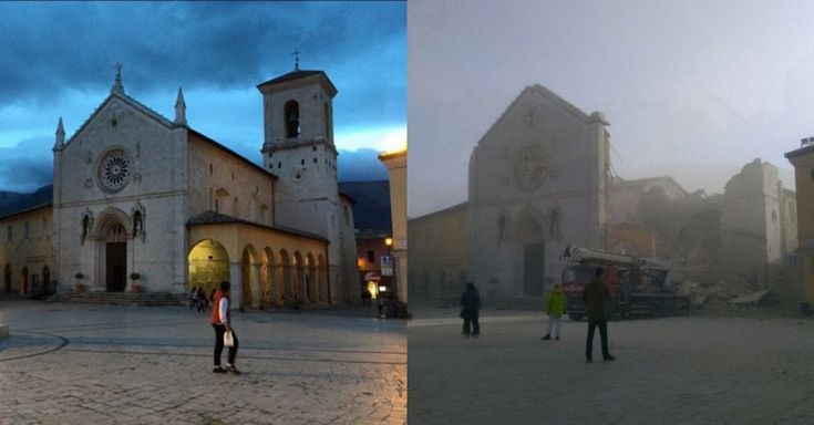 Terremoto, scossa 6.5 nel Centro Italia: le immagini