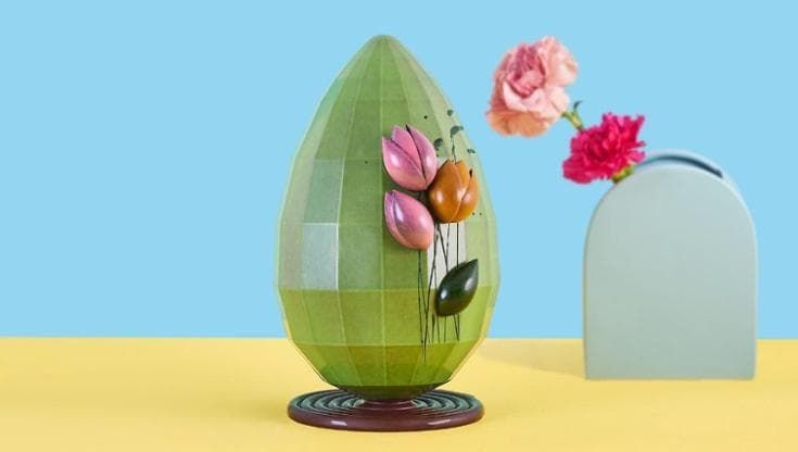 E le uova di Pasqua diventano opere d’arte