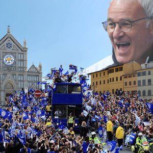 Lo scudetto del Leicester? Si festeggia a Firenze in piazza Santa Croce