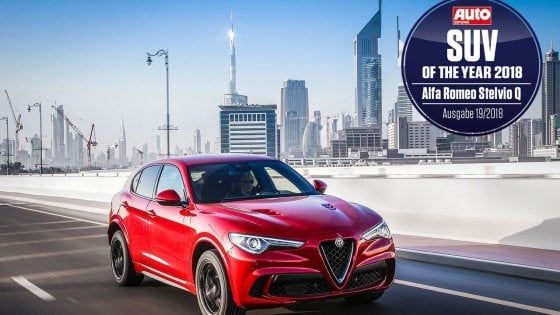 Alfa Romeo Stelvio Quadrifoglio: “SUV dell'anno 2018"
